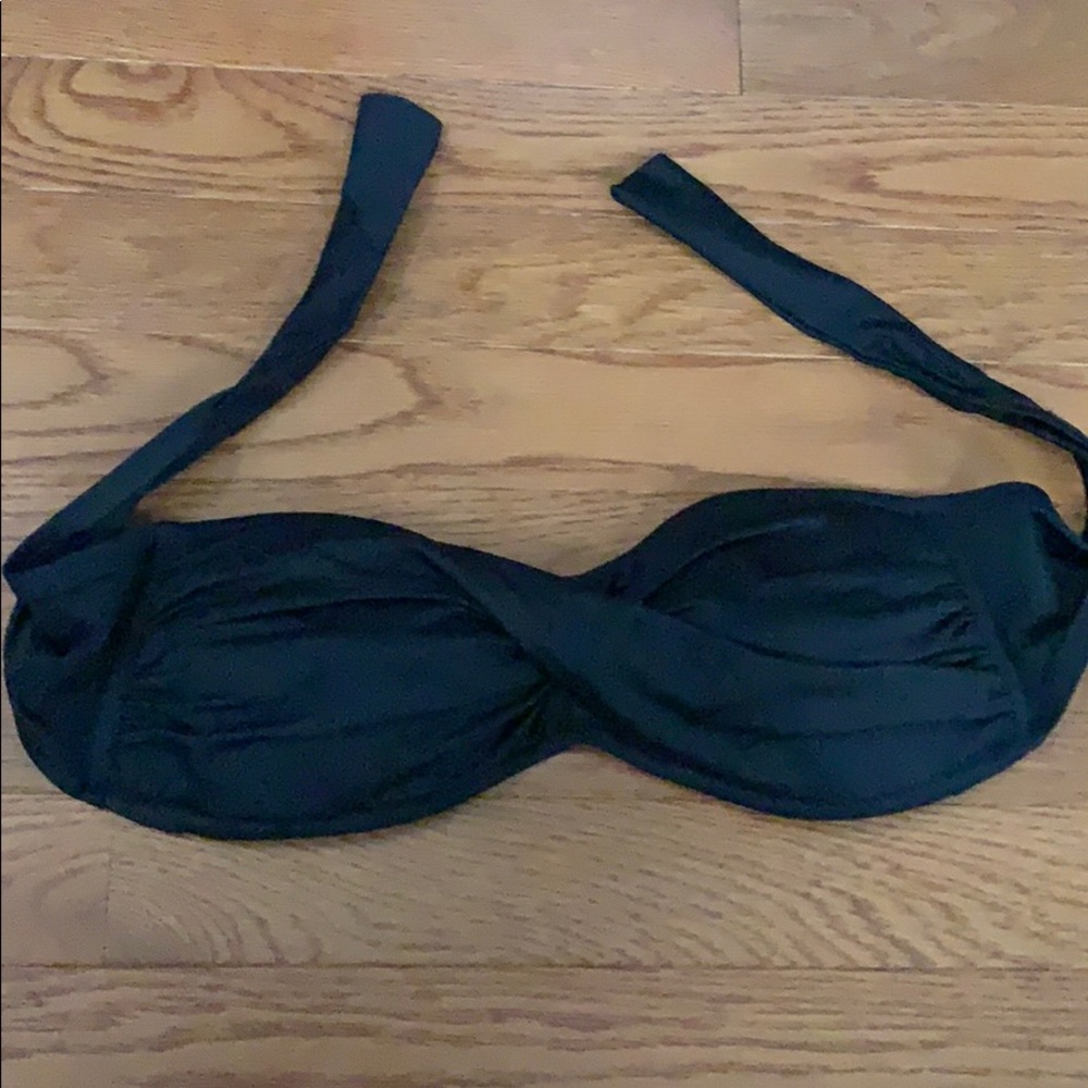 J crew tie back bandeau bikini XS C or D cup